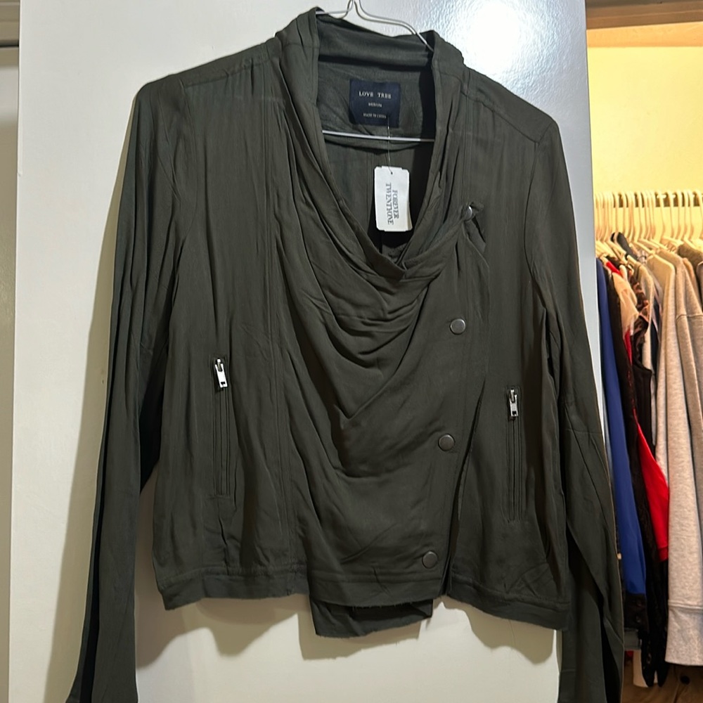 Women’s green jacket